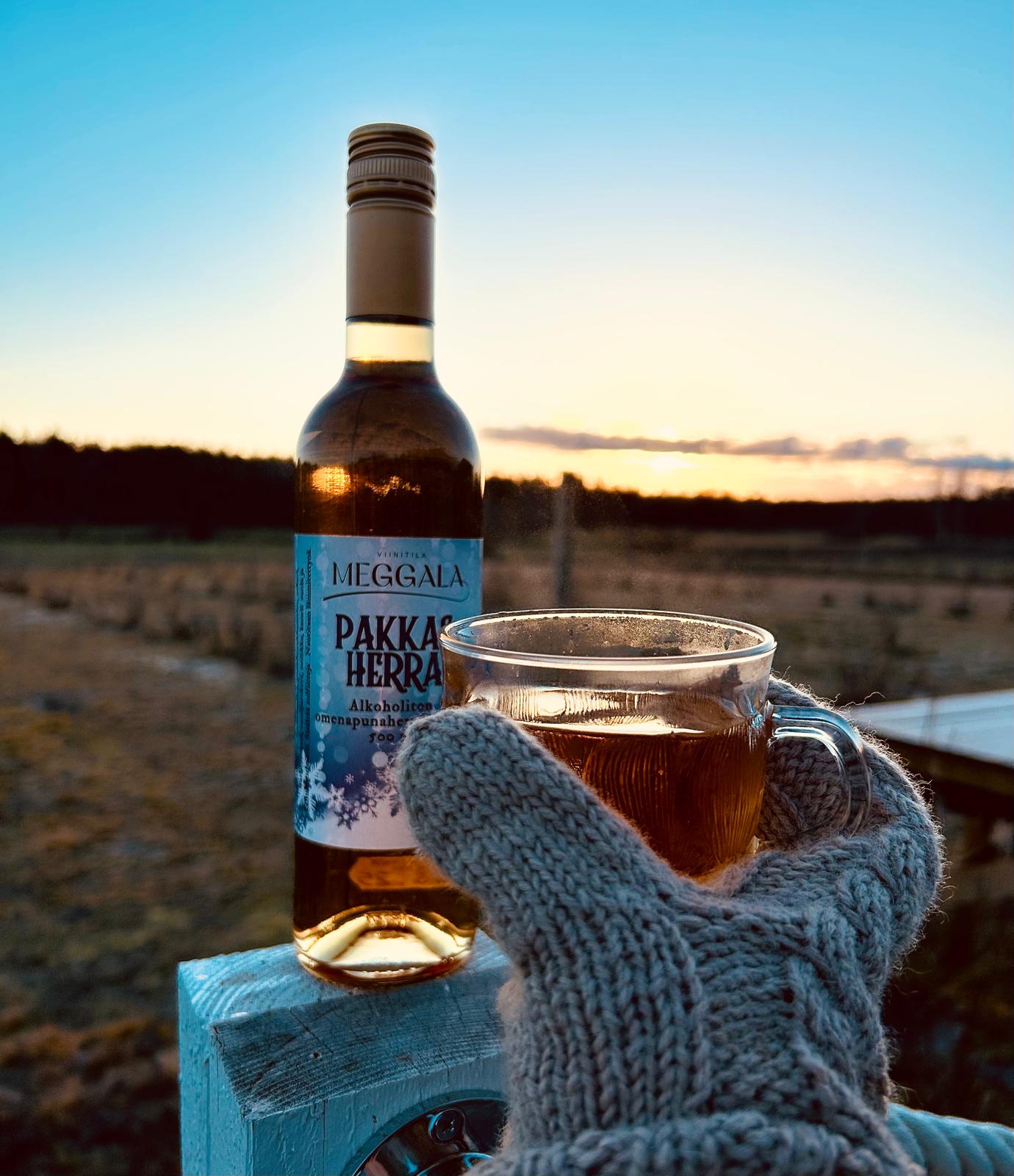 PAKKASHERRA -ALKOHOLITON OMENAPUNAHERUKKAGLÖGI